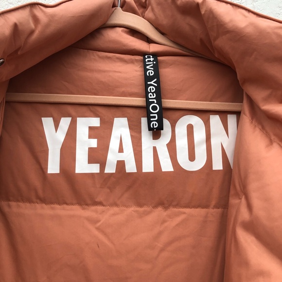 Yearone Collective Oversized Maxi Puffer Coat Jacket in Caramel Onesize - Picture 8 of 11